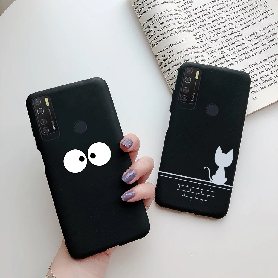 For Tecno Spark 5 Pro Case Candy Silicon Phone Back Cover Cute Cartoon Painted Soft Shell Case For Tecno Spark 5 Pro Bumper 6.6\