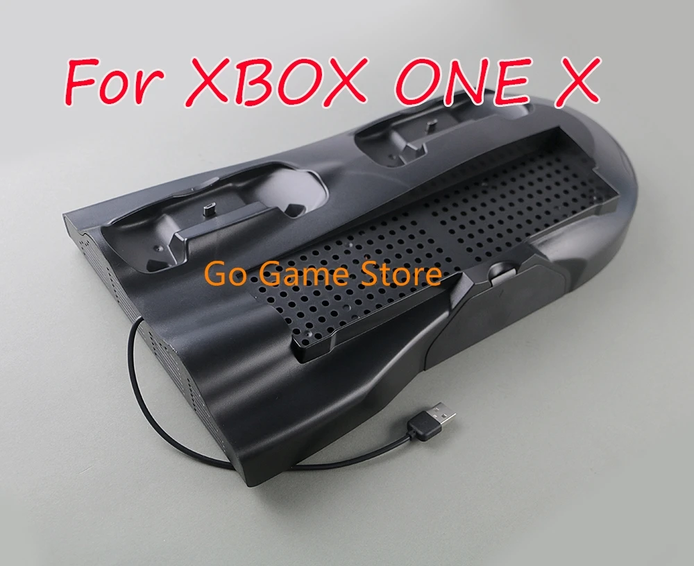 สำหรับ Xbox One คอนโทรลเลอร์ X แนวตั้งขาตั้งคอนโซล Cooling Cooler เกมช่องใส่สำหรับ Xbox One X