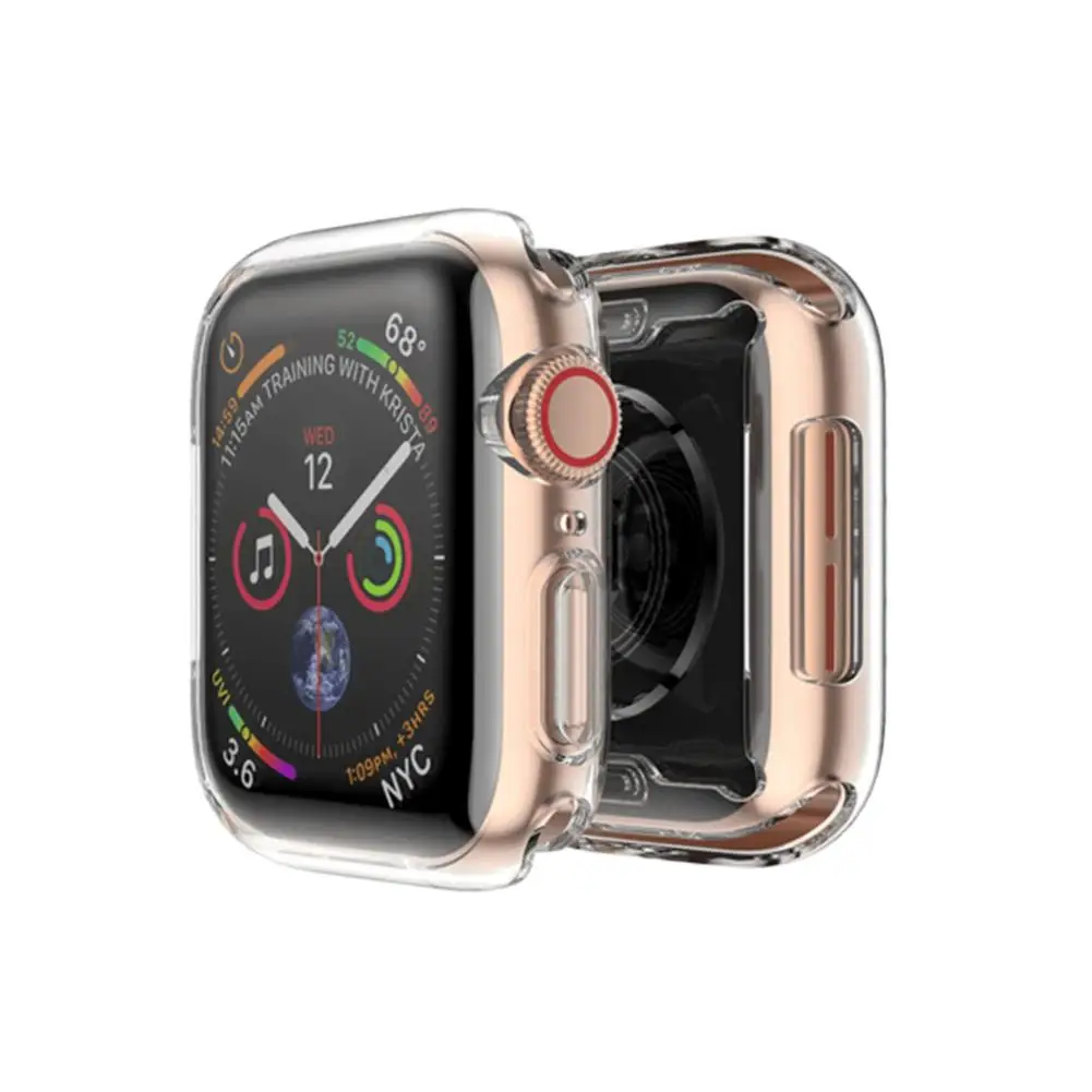 Capa dura protetora para iwatch, proteção de tela para apple watch séries 2/3/2/3/2 38mm 42mm 40mm 44mm