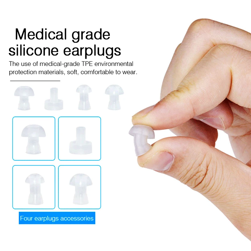 Recharged Mini Portable Hearing Aid In-ear Digital Adjustable Listen Sound Amplifier for the Elderly With Hearing Impairment