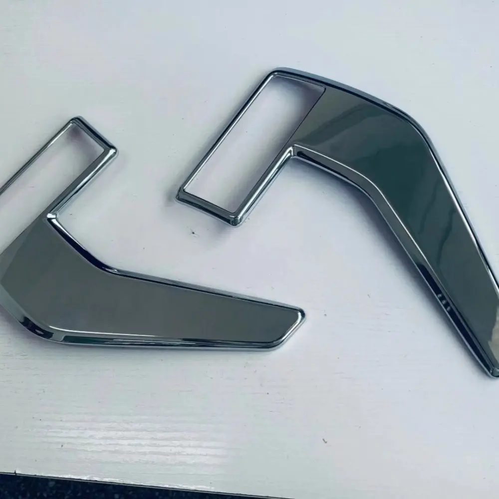 

For Ford F150 F-150 2021 2022 ABS Chrome Side Fender Badge Emblem Cover Trims Car Exterior Accessories