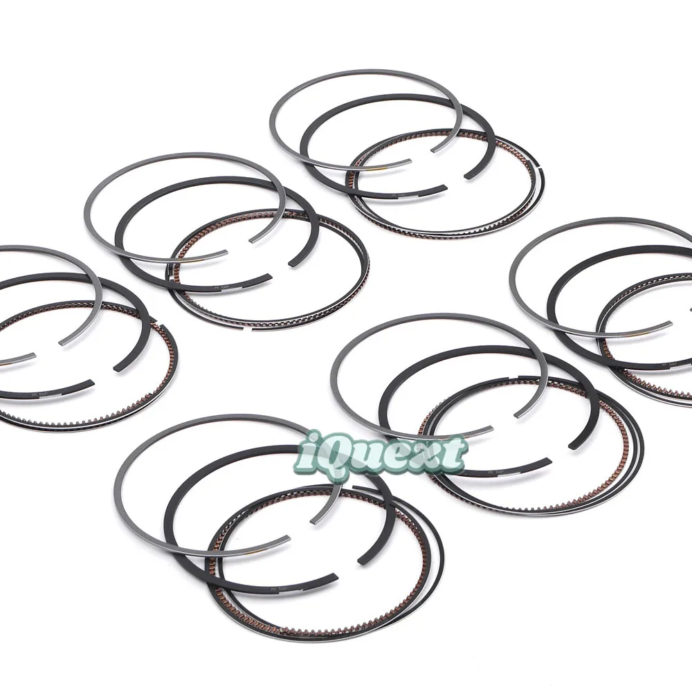 6x Piston Rings Set 11257834014 STD Mahle for BMW M3 E46 Z3 Z4 M E36 E85 E86 S54B32 3.2 L6 3246CC Naturally Aspirated Engine