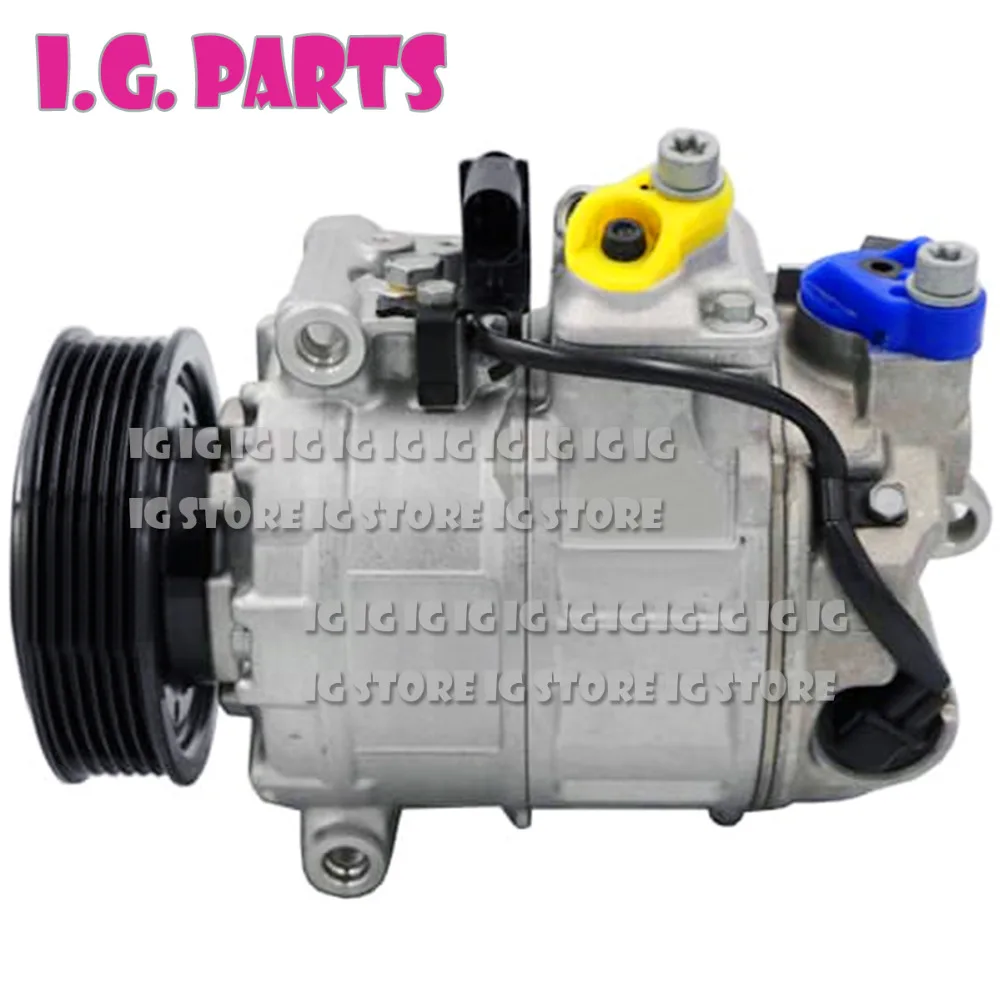 AC COMPRESSOR FOR AUDI Q7 3.0L 2006-2010 FOR VW TOUAREG 3.0L 2002-2010 7L6820803F 7L6820803J 7L6820803K 7L6820803M 7L6820803Q