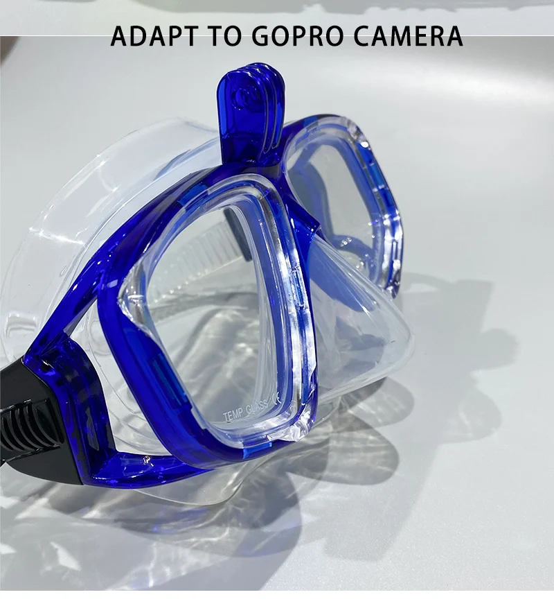 Professionelle Unterwasser-Tauchmaske, Vollständig Trockene Tauchbrille Geeignet für GoPro Kleine Action-Kameras. – Detail 27