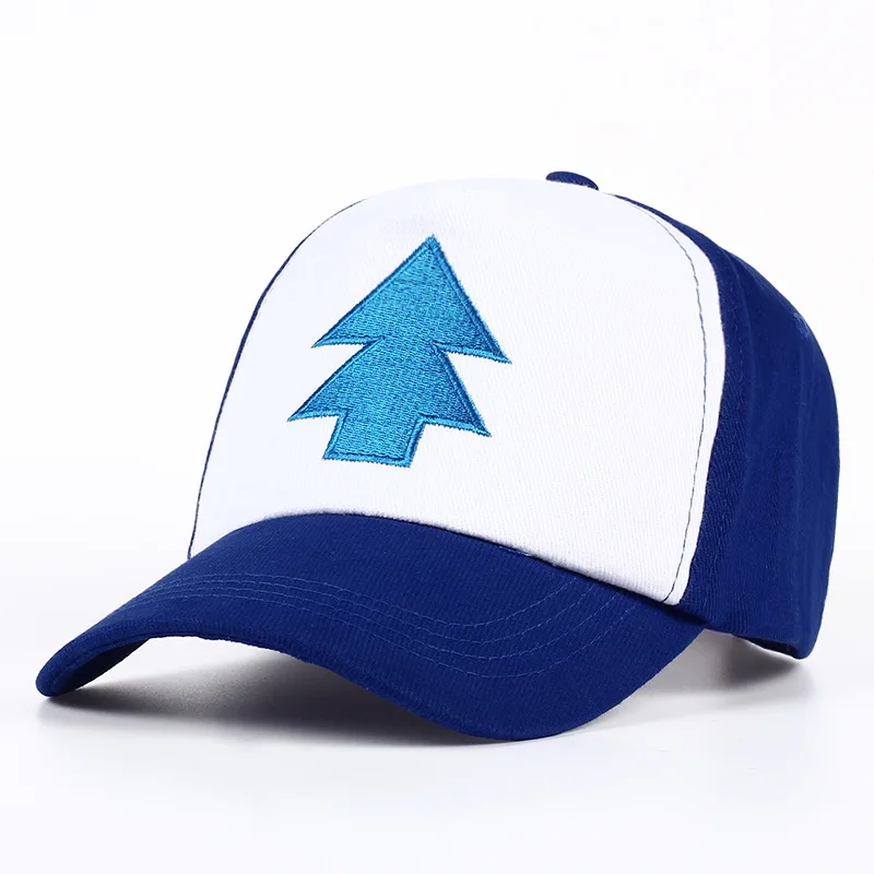 

Dipper Blue Pine Hat Embroidered Snapback Cloth & Braid Adult One Sz Royal/White Baseball Cap