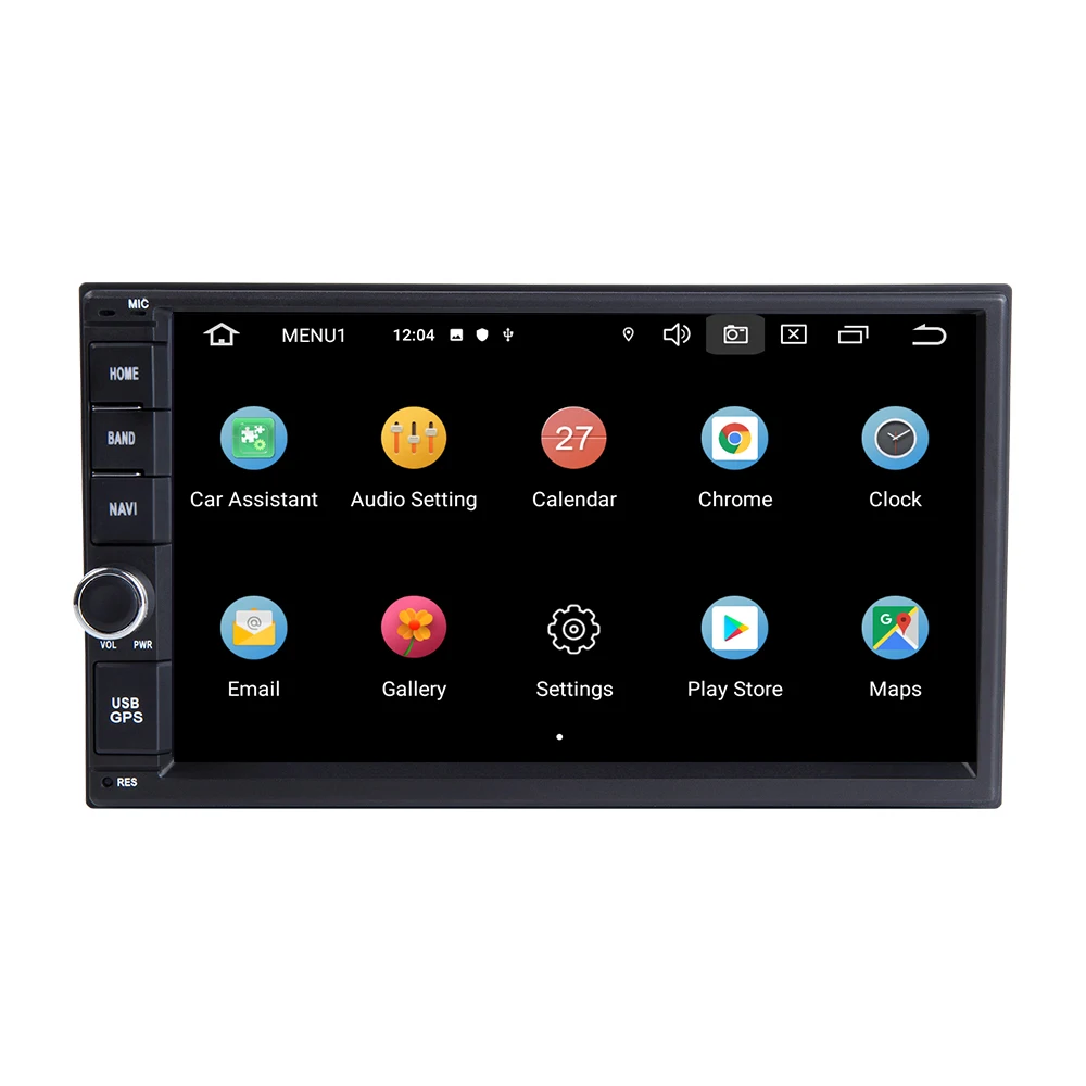 2GB 2 din Android 10 Car Radio Head Unit For Nissan Note Xtrail Qashqai Almera Universal Multimedia Audio GPS Navigation Stereo