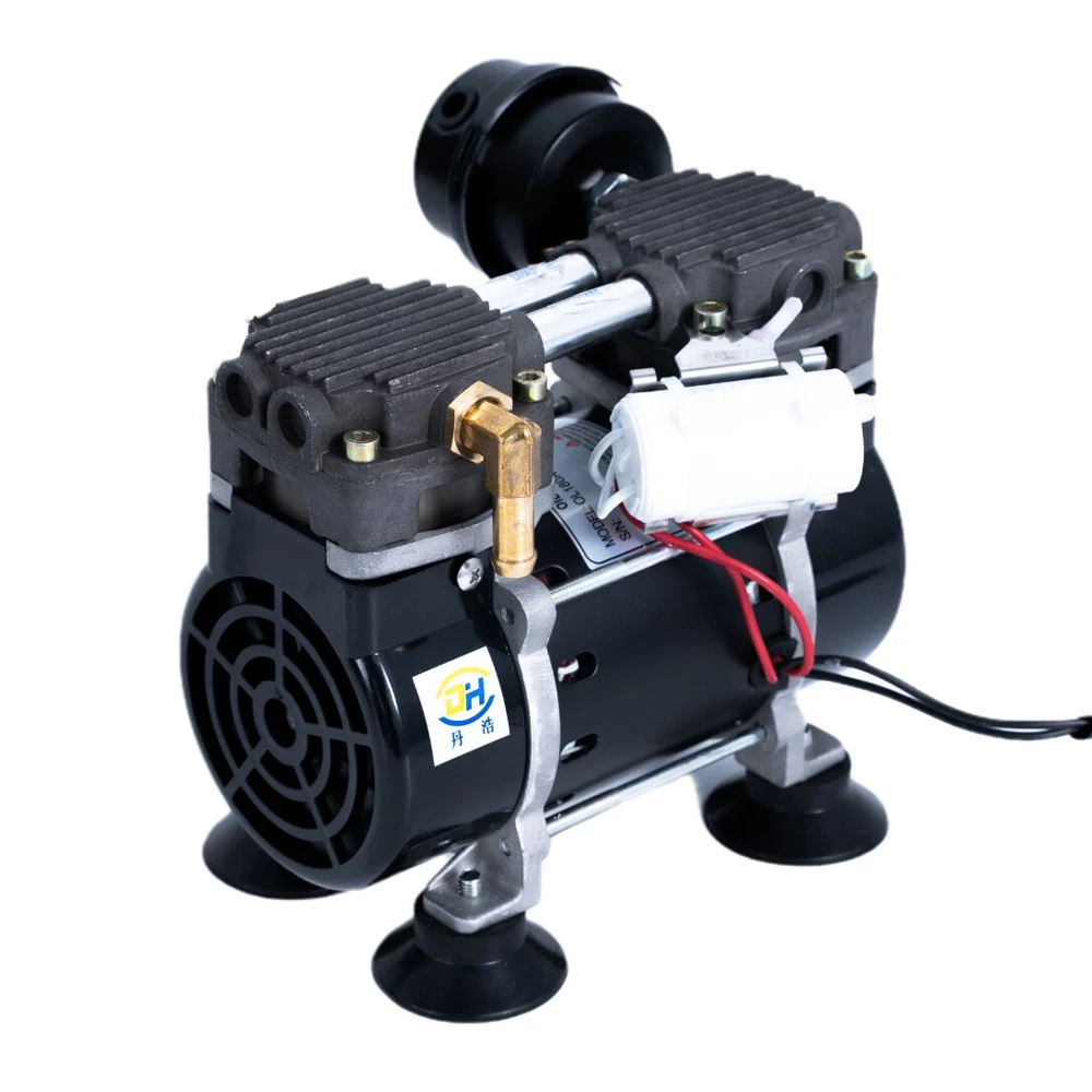 OL180 12V 24V Vehicle-mounted DC Oilless Silent Air Compressor Head Small Piston Blast Pump Portable Compressor