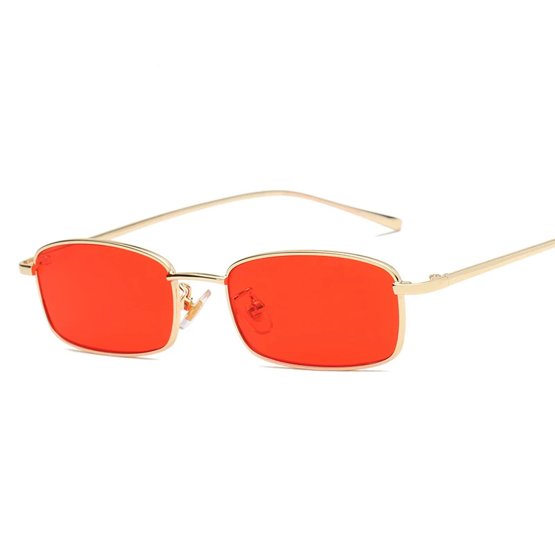 RUOBO – lunettes De soleil à lentille De mercure colorée pour hommes et femmes, petite monture en métal, lunettes De soleil d\'extérieur UV400 Gafas