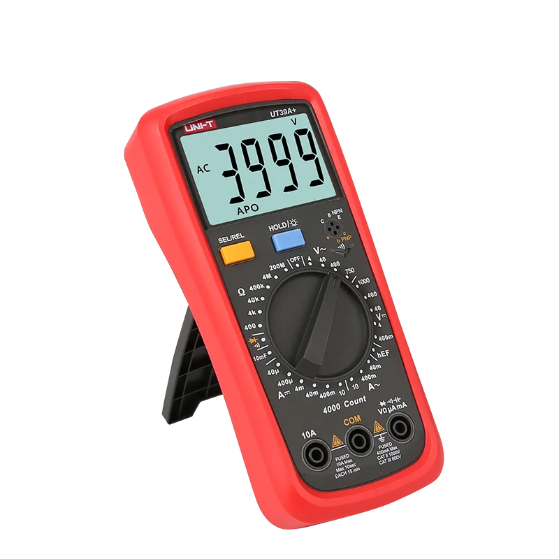 UNI-T UT39A+ Digital Multimeter Auto Range Tester Upgraded from UT39A  AC DC V/A Ohm /Temp /Frequency/HFE Test