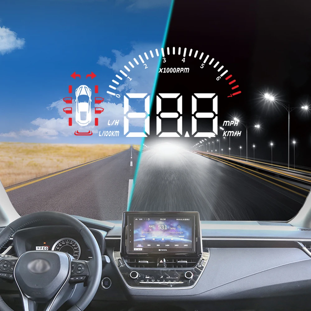 Per Toyota Corolla/Allion E210 2018-2024 Auto Head Up Display HUD Accessori Elettronici Schermo di Guida Parabrezza Proiettore