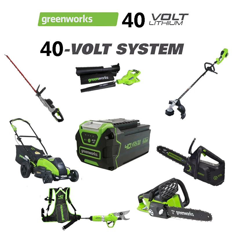 Greenworks-リチウムイオン電池,29472g-max,4 ah,40v,4アンペア,G-MAX,高品質,さまざまなgreenworks製品用