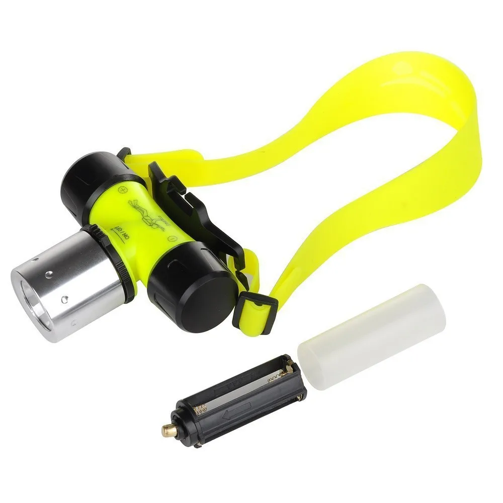 T6 LED 3 Mode Waterproof Scuba Diving Headlamp Underwater work  Headlight  Flashlight torch Light