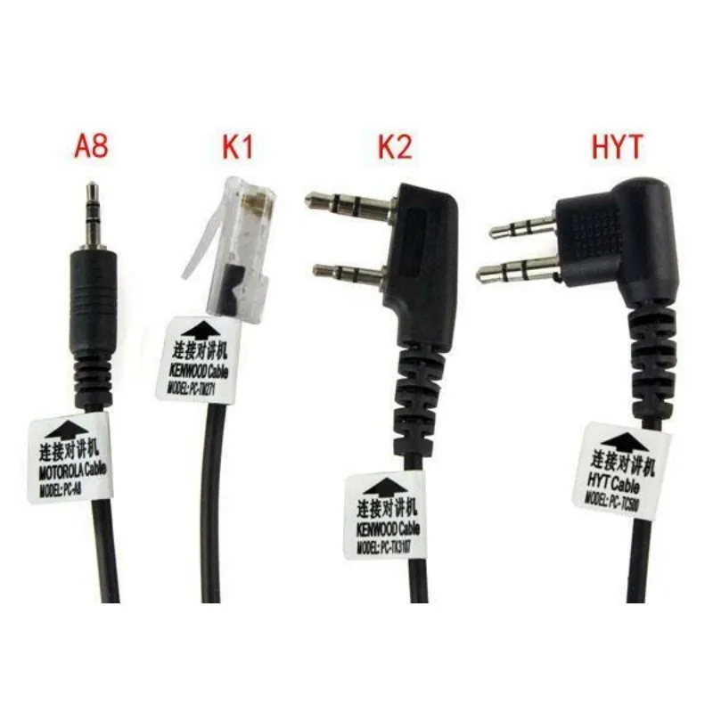 Oppxun USB Programming Cable 4 in 1 for KENWOOD Motorola HYT BAOFENG PUXING Radios