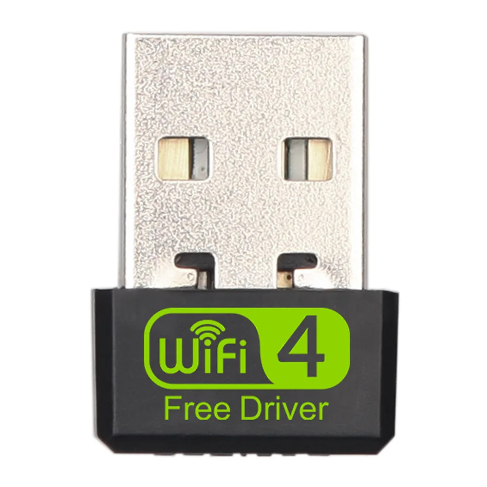 150Mbps Mini WiFi Adapter USB Free Driver WiFi Dongle Network Card Ethernet Wireless Wi-Fi Receiver for Desktop PC Laptop