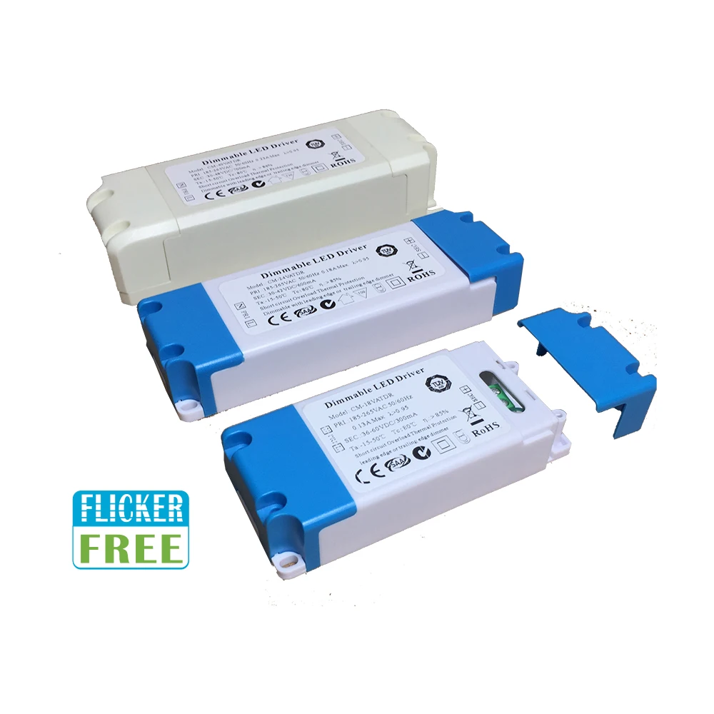 Flicker Free High PF Dimmable Transformer Constant Current 300mA 450mA 600mA 800mA 900mA 1000mA Dimming Driver Terminal Block