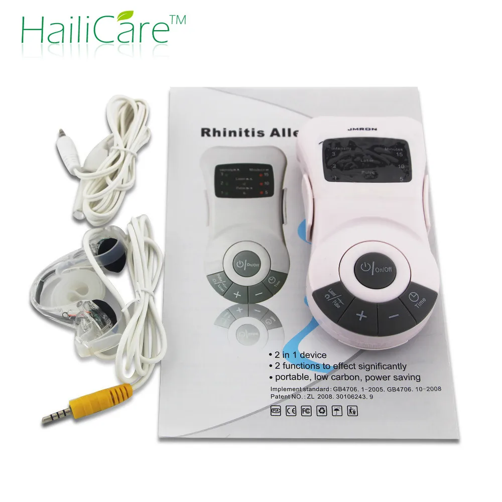 Rhinitis Therapy Allergy Reliever Low Frequency Laser Allergy Rhinitis Sinusitis Anti-Snoring Treatment Device Massage Nose Care