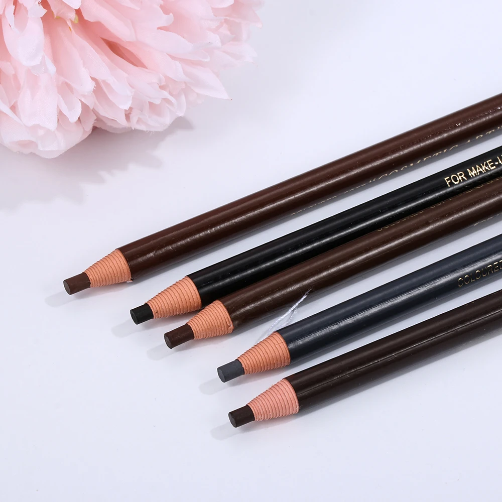 Eyebrow Positioning Pen Tattoo Liner Pencil Tint Long Lasting Waterproof Drawing Eye Makeup Peel Off Pull Line Eyebrow Pencil