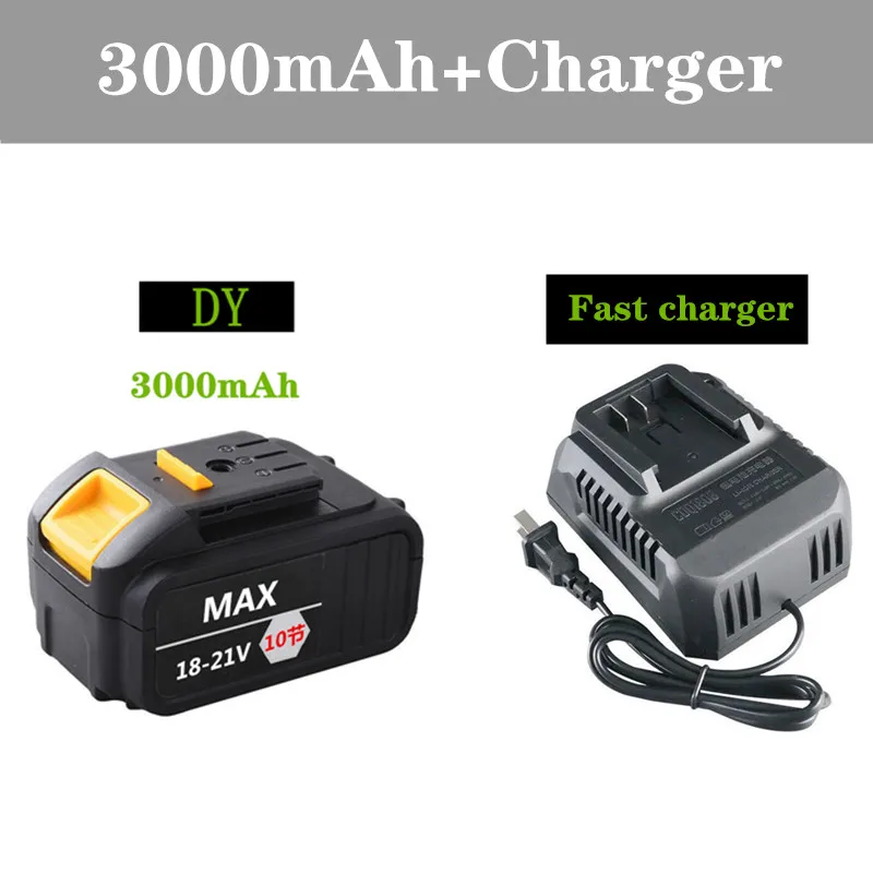 Batteria al litio di grande capacità batteria per chiave elettrica 21V batteria per martello elettrico smerigliatrice angolare 18650 di alta qualità
