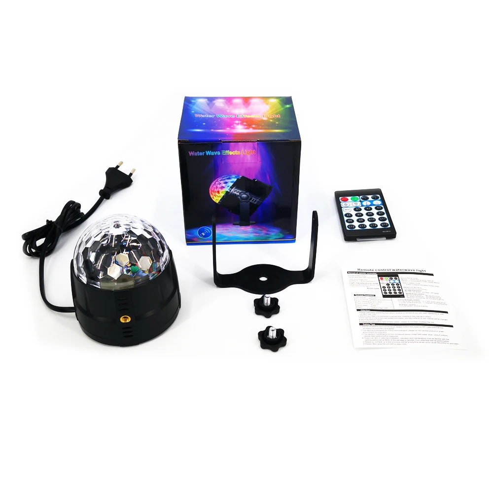 RGBW Party Laser Projector Lighting Music Remote Disco Ball LED Stage Light 15 Patterns For Christmas Home KTV Effect Laser