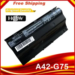 A42-G75  Laptop Battery For Asus G75VW G75 G75VX G75V 3D G75VM G75VW-DS73 G75VW-FS71 G75VW-FS72