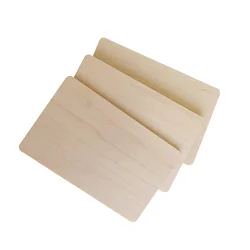 Wooden 10Pcs NFC 213 NFC 216 RFID Maple Blank Digital Business Card DIY Crafts Laser Engraving New Materials