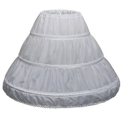 Flower Girls Petticoat Baby Girl's Underskirt Toddler Princess Birthday Party Kids White Skirt for Children Clothing Vestidos