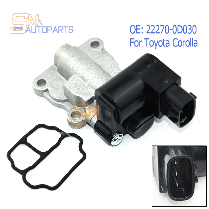 

22270-0D030 New Idle Air Control Valve For Chevrolet Prizm Toyota Corolla 1.8L 22270-22050 22270-22010