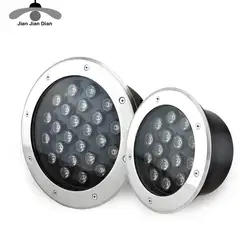 Luz LED subterránea IP68, foco impermeable de 85-265V, lámpara de suelo para exteriores, jardín, camino cuadrado