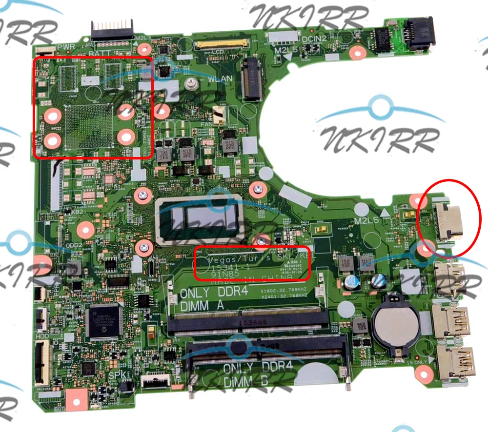 15341-1 R5-2G I7-7500U TR3JC KDKDJ M973K FXM81 I5-7200U 31T2G WKT3Y 2HKXD TV1XC 7JDHJ I3 HWGW for Vostro 3468 3568 Motherboard