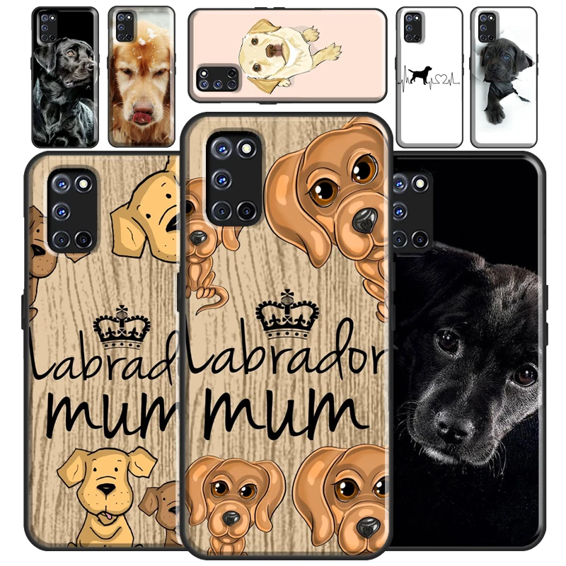 Labrador Dog Golden Retriever Puppy Case For OPPO A72 A52 A15 A91 A83 A3S A5S A5 A9 A53 A31 2020 F5 F7 Find X2 X3 Pro Cover