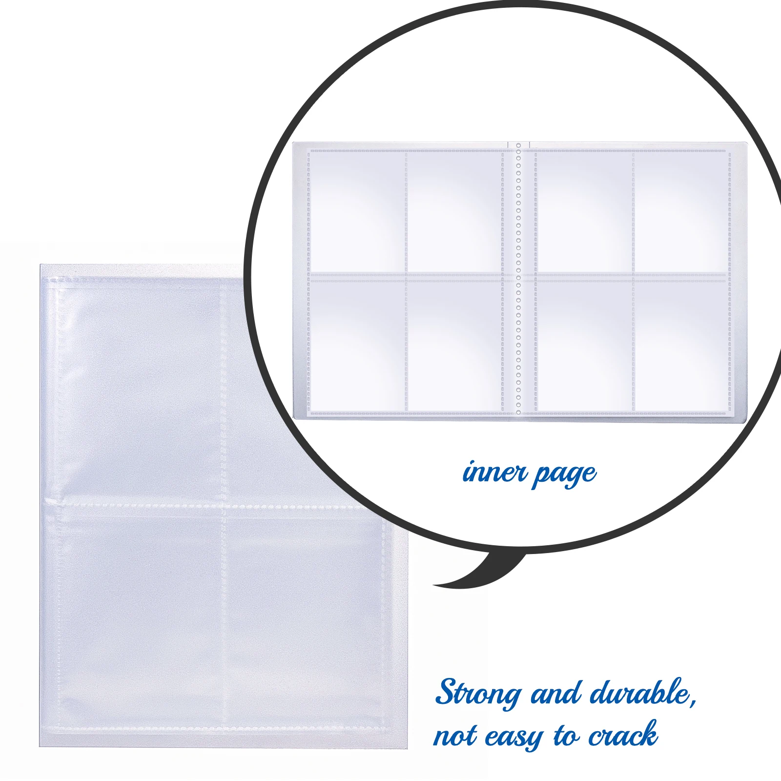 Cards Holder Albums With 20Page for Board Game Star Celebrity Card Photo Collect Album Book Sleeve Holders