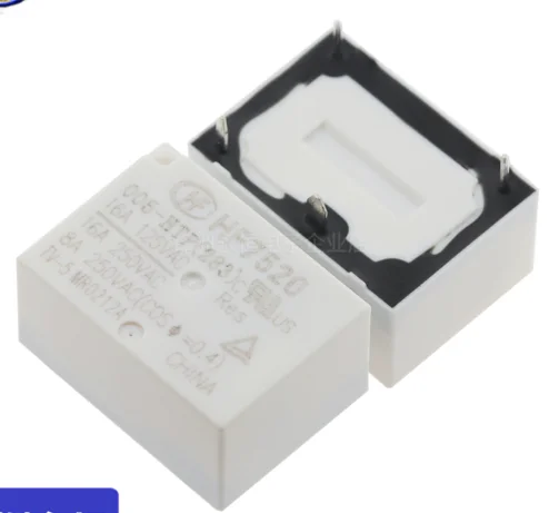 1PCS 100%New Relay  HF7520 005-HTP  HF7520 012-HTP  HF7520 024-HTP HF7520-012-HTP HF7520-009-HTP HF7520 012 HTP  9V 12V 4PIN 16A