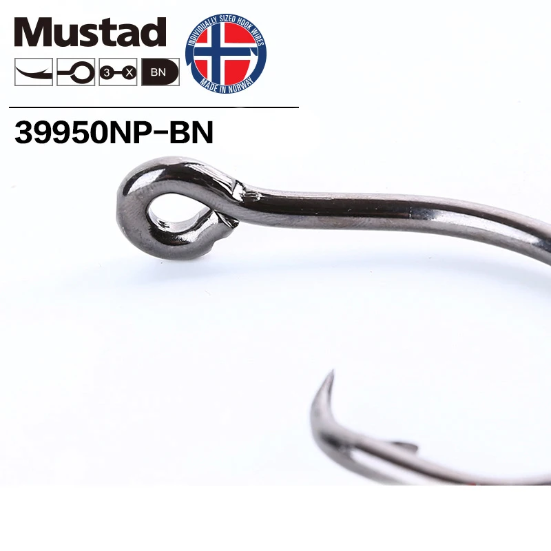 Mustad Norway Origin Fishing Hook High Carbon Steel Big Size Circle Fish Hooks,4/0,6/0,8/0/10/0,12/0,39950NP-BN