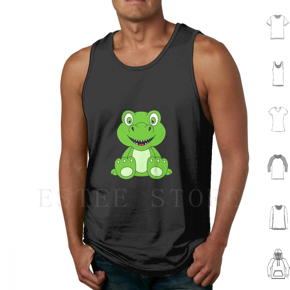 Lustiger Dino-Dinosaurier-Dinosaur-Kinder-Fun Tank Tops Vest Sleeveless Lustiger Dino Dinosaurier Dinosaur Kinder Fun