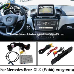 For Mercedes Benz GLE W166 2015~2019 Reverse Camera Kit / HD Rear View Backup Parking Camera With Interface Update OME Screen