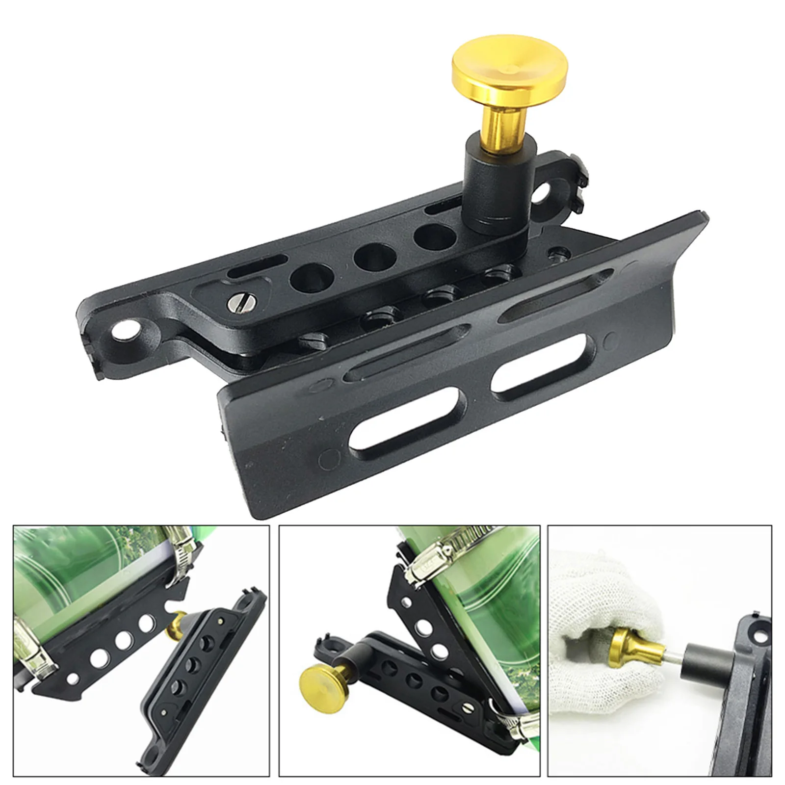 Universal Car Bar Fire Extinguisher Mount For Jeep Wrangler JKU JL JLU YJ LJ