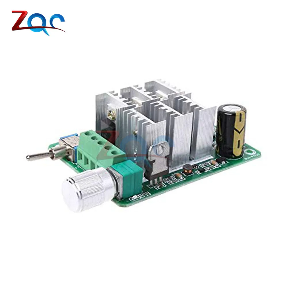 15A BLDC Three-Phase Sensorless Brushless Motor Speed Controller Explosive Fan Drive DC 5-36V 12V 24V With Potentiometer Switch