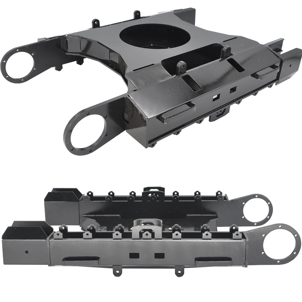 RC Excavator Chassis Bracket Stainless Steel For 1:12 Ratio Hydraulic Metal Excavator Upgrade Parts