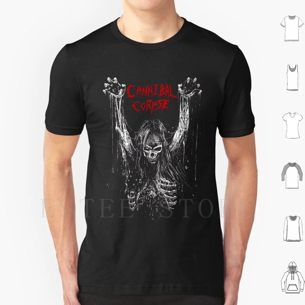 Cannibal Corpse T Shirt Cotton Men DIY Print Cannibal Corpse Obituary Suffocation Deicide Corpse Metal Death Metal Goregrind