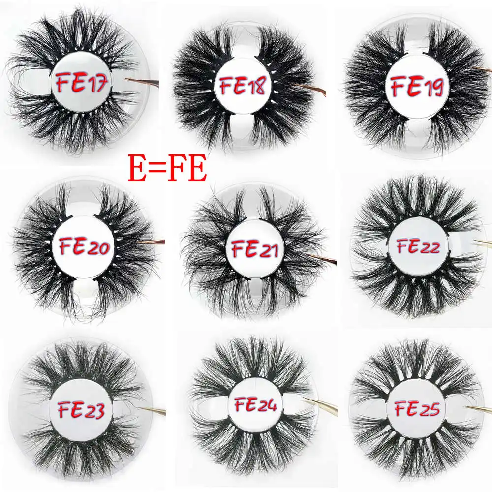 Mikiwi 25mm Mink Eyelashes 20/30/50 Wholesale 3D Mink Lashes round case custom packaging Label Makeup Dramatic Long Mink Lashes