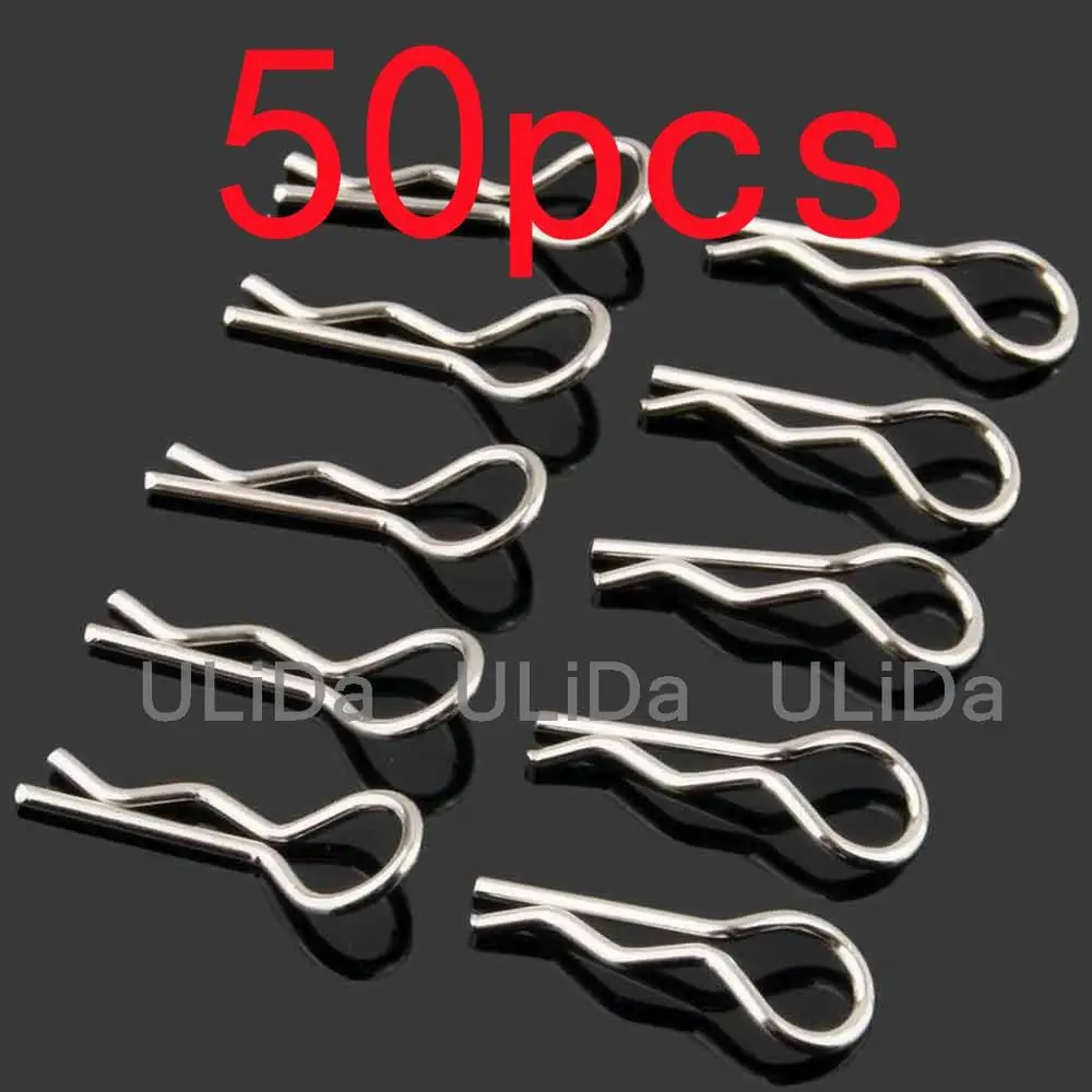 lots=50pcs Body Shell Clip Pin for 1/8 RC Model Car Truck Buggy Spare Part 1:8