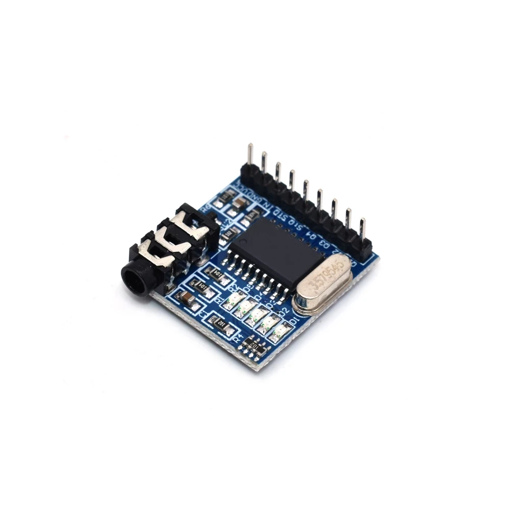 1PCS MT8870 DTMF Voice Decoding Module Phone Module Speech Decoding Voice Board Module LED Indicators With Pins