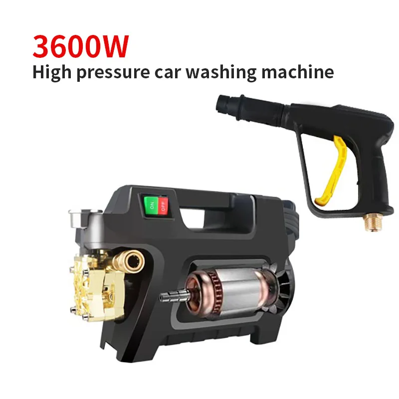 110V/220V Powerful Car Washer Portable Washing Machine Water Pump Tornador Foam Generator Car Wash Gun Water Pressure Cleaning