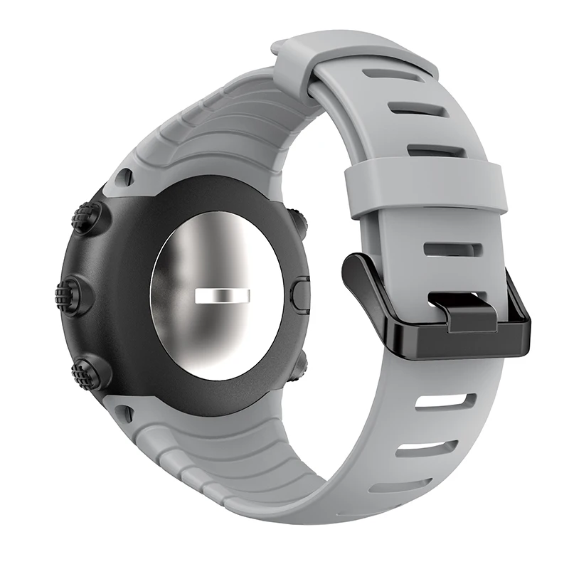YAYUU นาฬิกาสำหรับ Suunto Core นุ่มซิลิโคนนาฬิกาข้อมือกีฬาด้วย Clasp โลหะสำหรับ Suunto Core Smartwatch