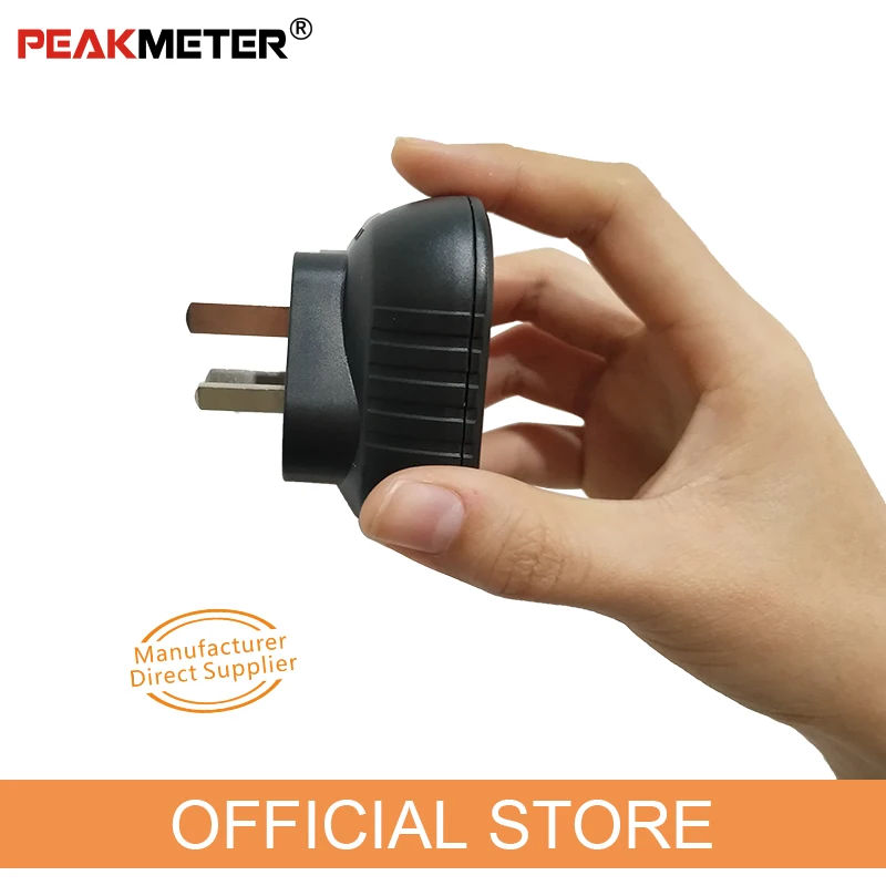 PEAKMETER PM8908C Multifunctional Smart Tester AC Non-contact LED Sound and Light Household High Sensitive Electroscope