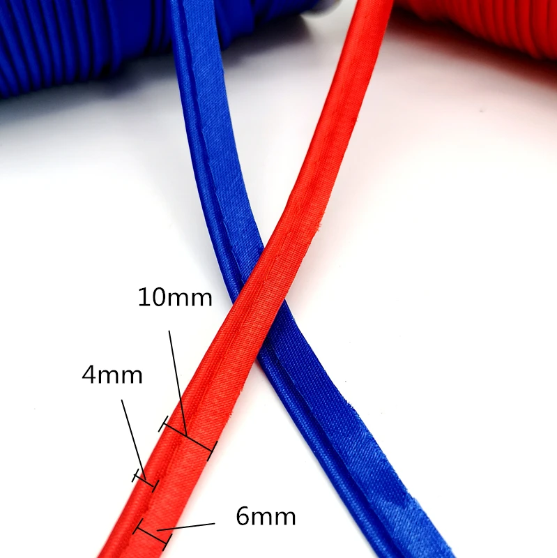A Roll 65 yards Edge Sewing Ribbon Cord Rope for Sheets Sofa Curtains Hats Clothes Various Fabric  DIY