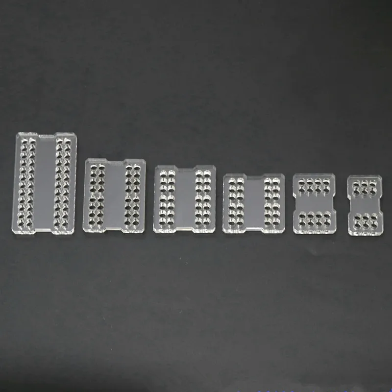 Angitu PSU Nối Dài Combo 24pin 16pin 14pin 12pin 8pin 6pin 4pin Tròn Acrylic 180 Độ Máy Tính Nối Dài Comb-1pcs