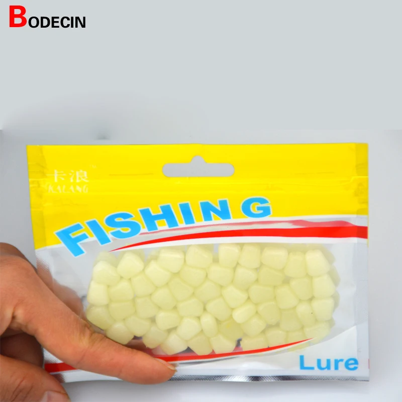 50pcs Corn Smell Carp Fishing Lure Silicone Soft Plastic Bait Tackle Floating Lures China Accessories Fish Artificial Set Pond