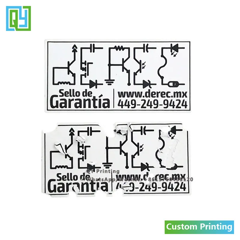 カスタム印刷されたステッカー,不滅のラベル,粘着性,15x30mm,送料無料