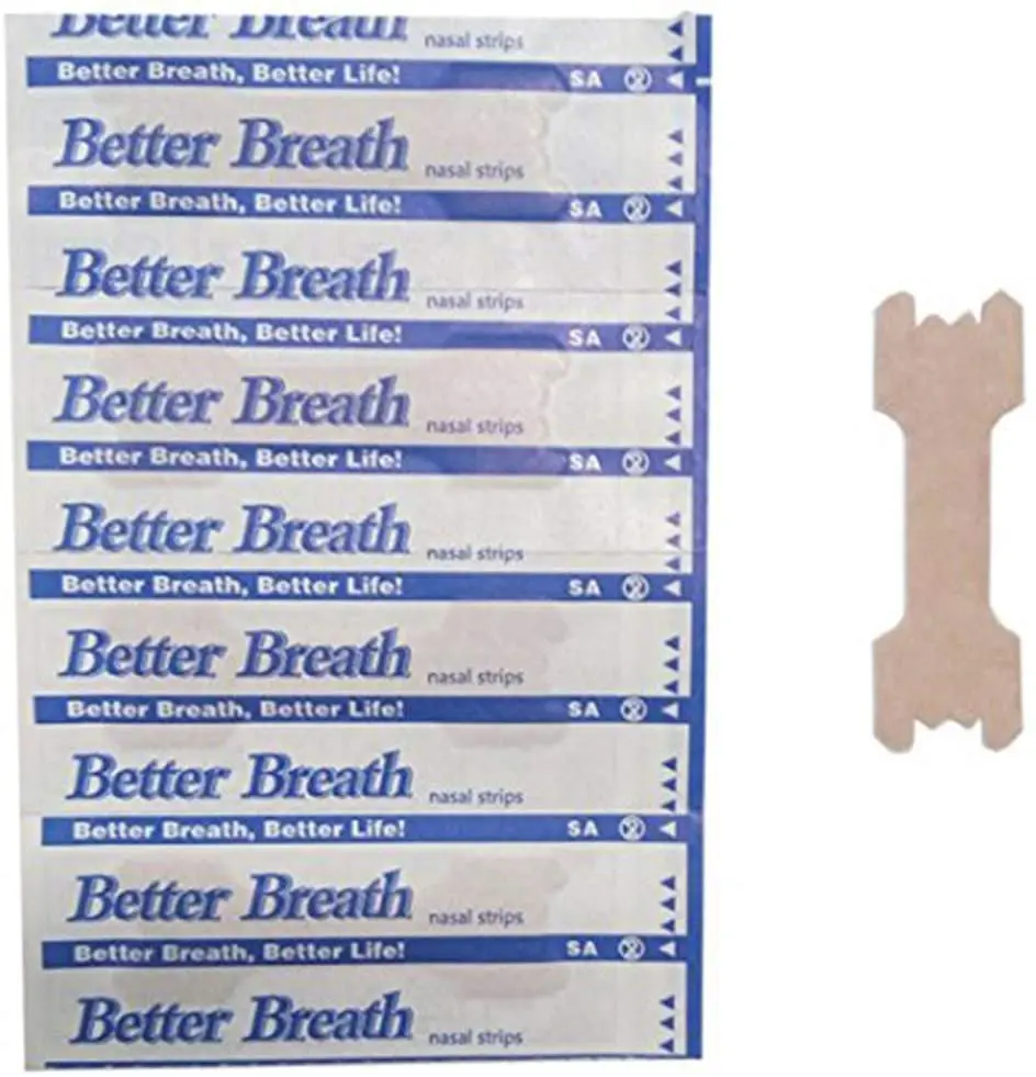 50pcs Better Breath Breathe Right Nasal Strips Nasal Patch Sleep Better Health Snoring Strips Anti Snoring Patch